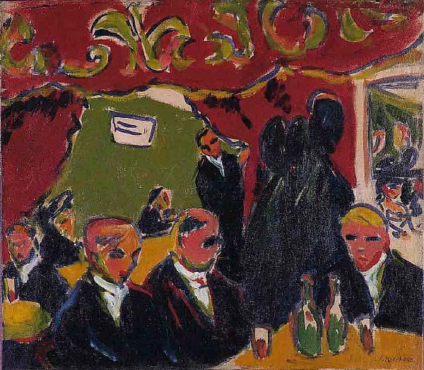 Ernst Ludwig Kirchner Tavern, Germany oil painting art